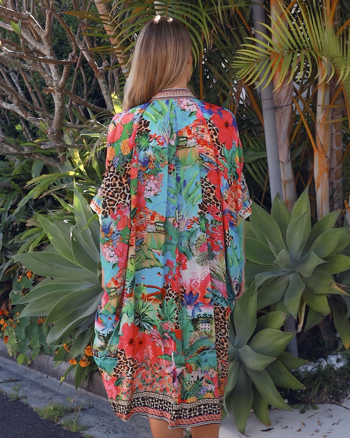 Scarlet Resort Style Print Dress