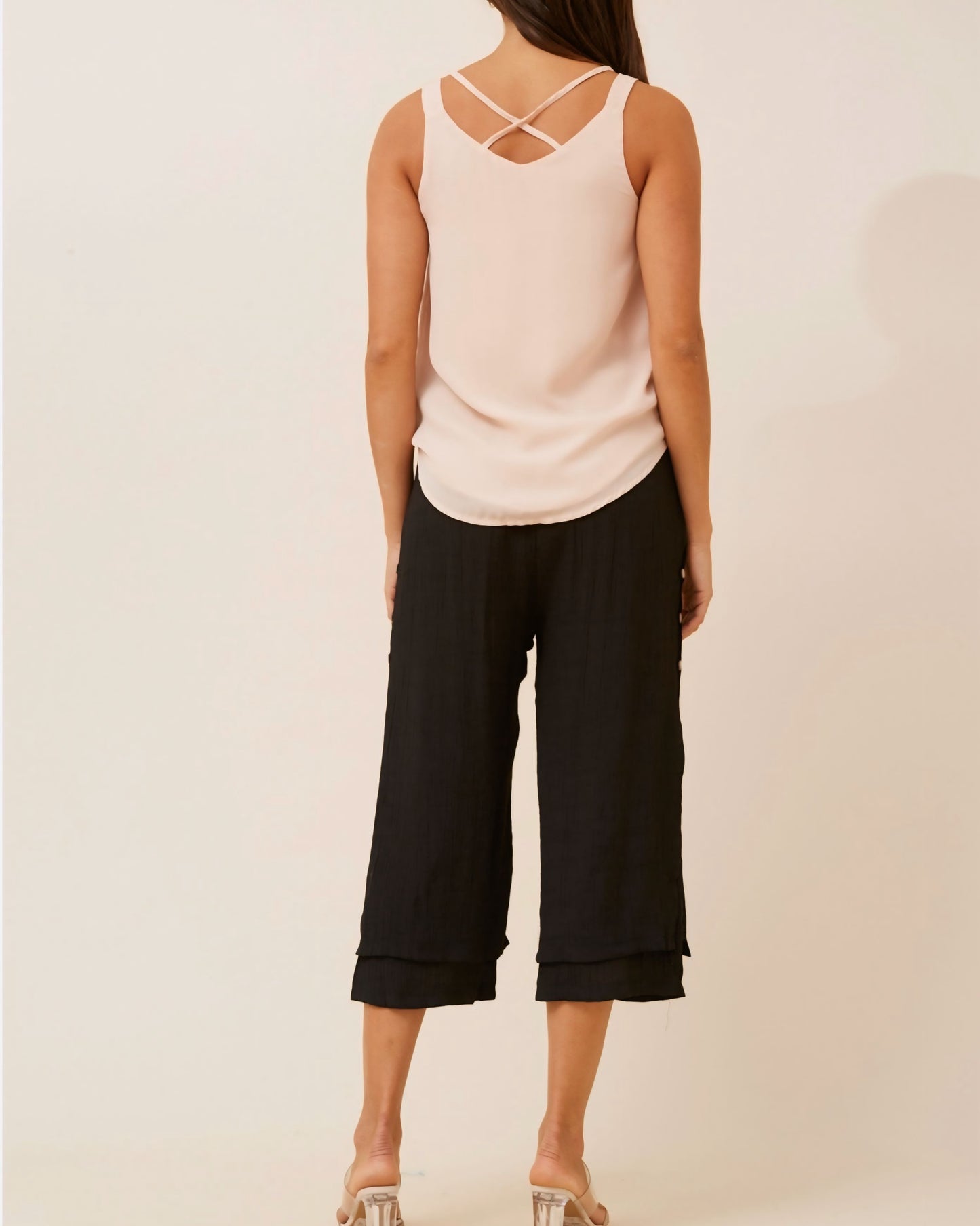 Sasha Elastic Waist Pants