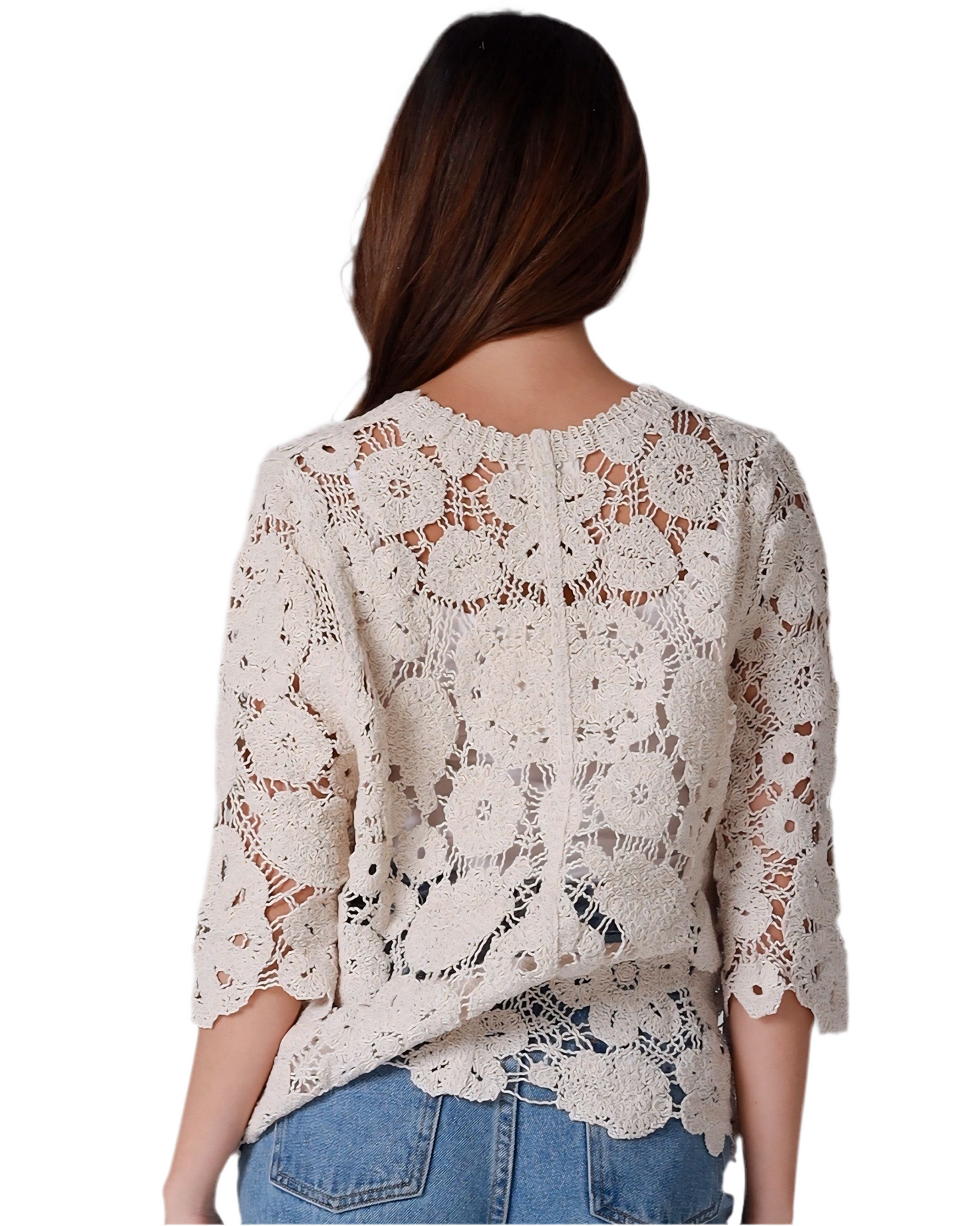 Norma Crochet Cardigan