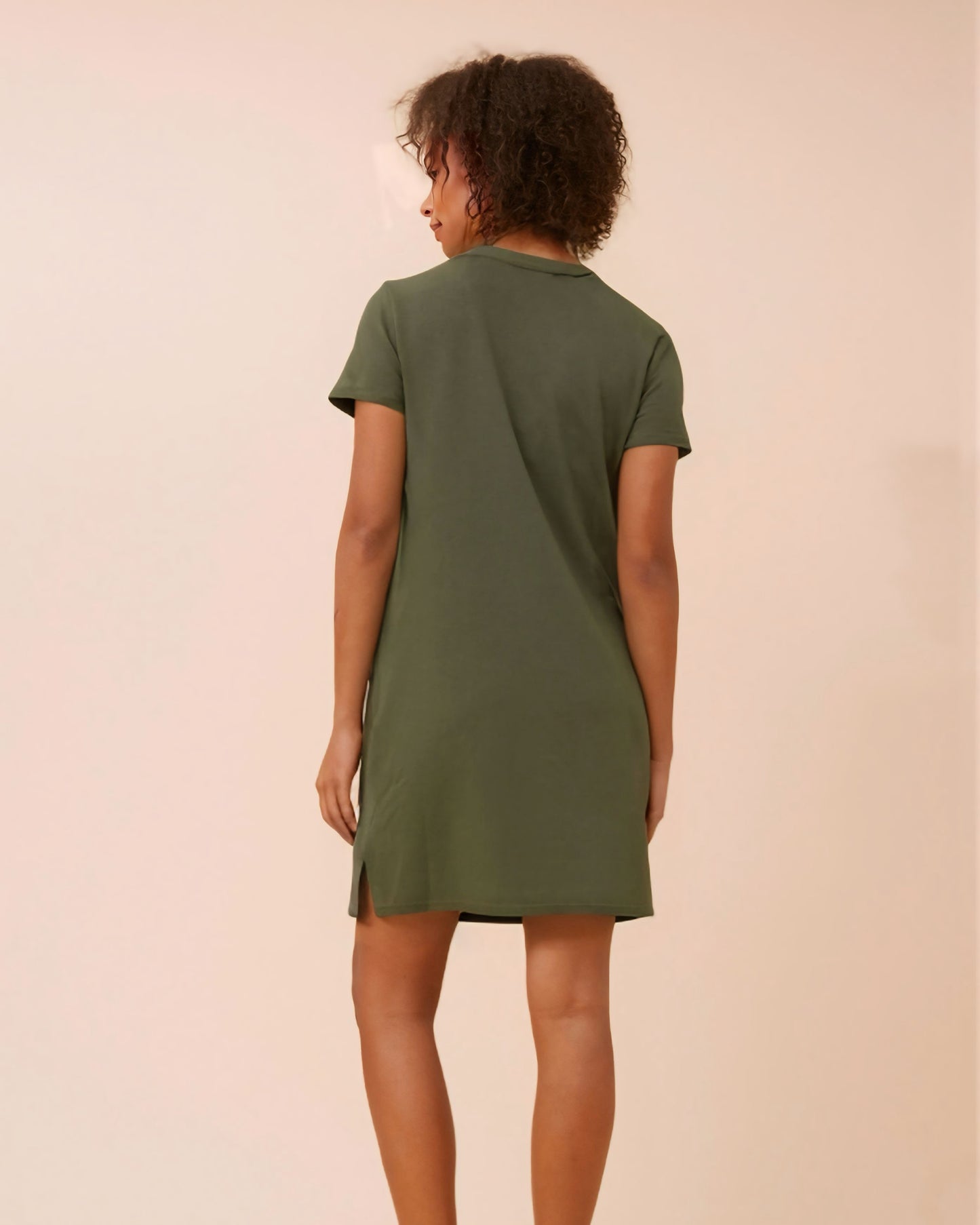 Chloe Khaki Side Pocket Dress