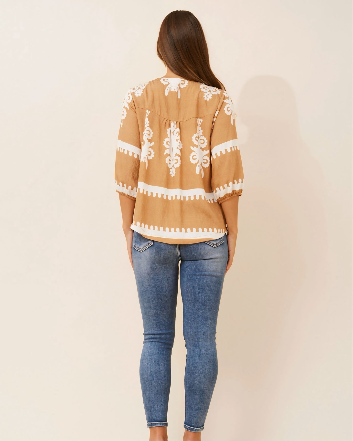 Benni Self Print Top