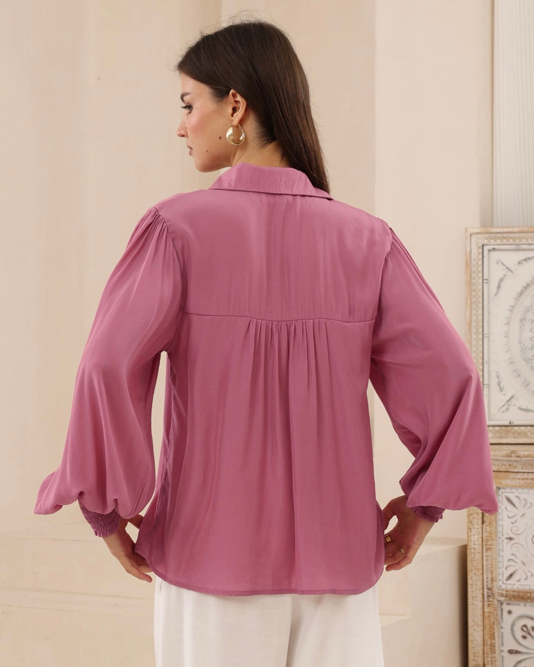 Mandy Button Front Blouse