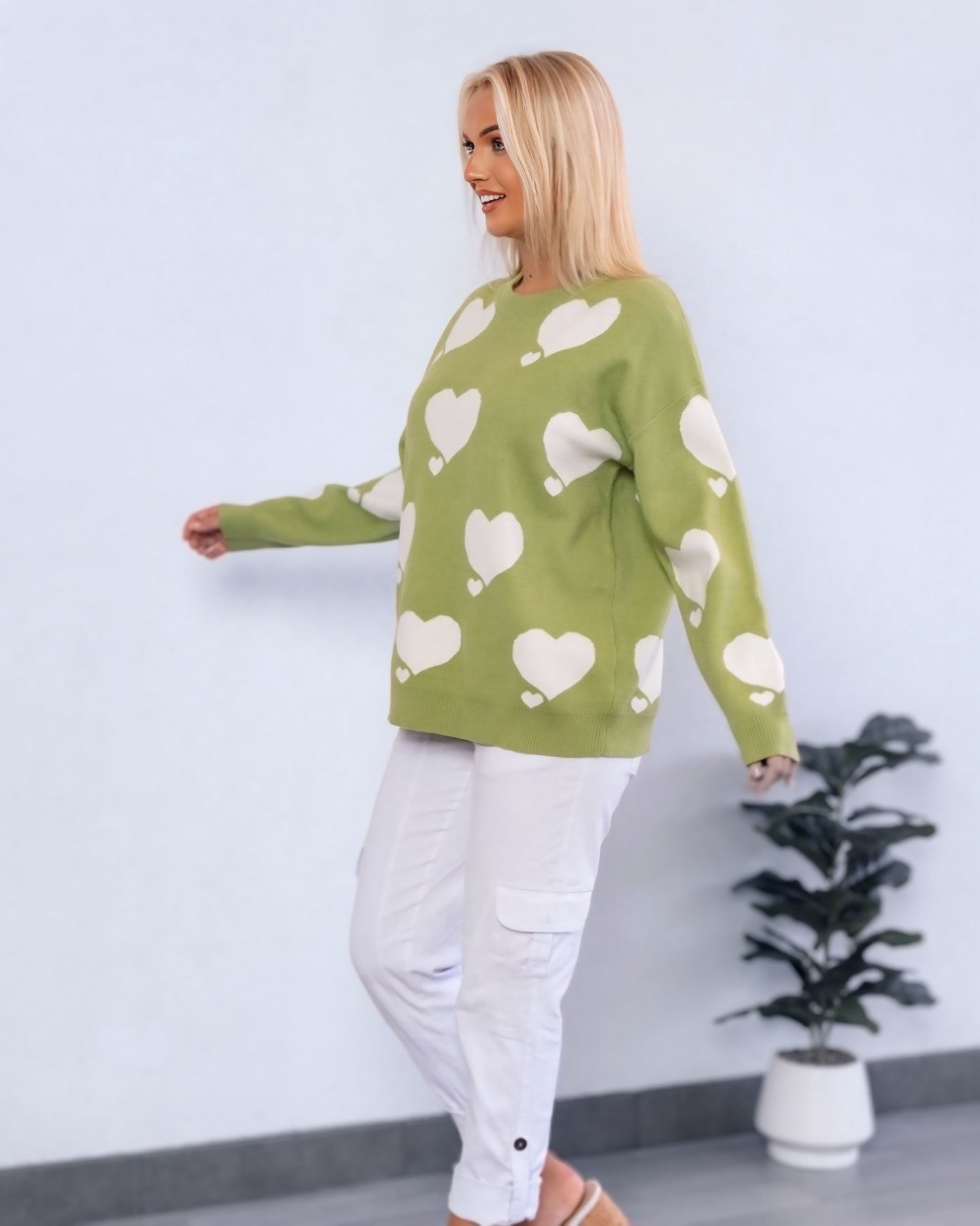 Charlie Heart Knit Jumper