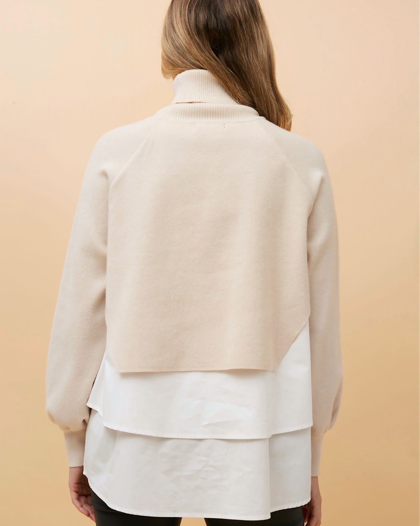 Sarah High Neck Knit Sweater