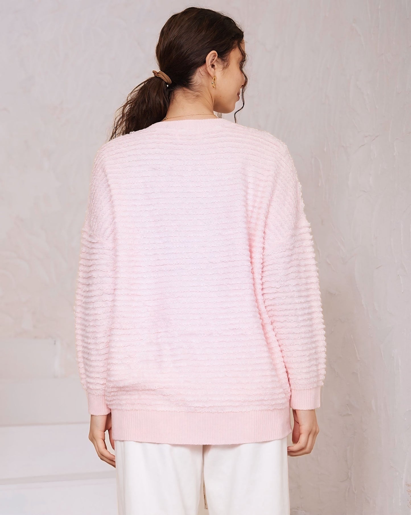 Angie V Neck Knit Sweater