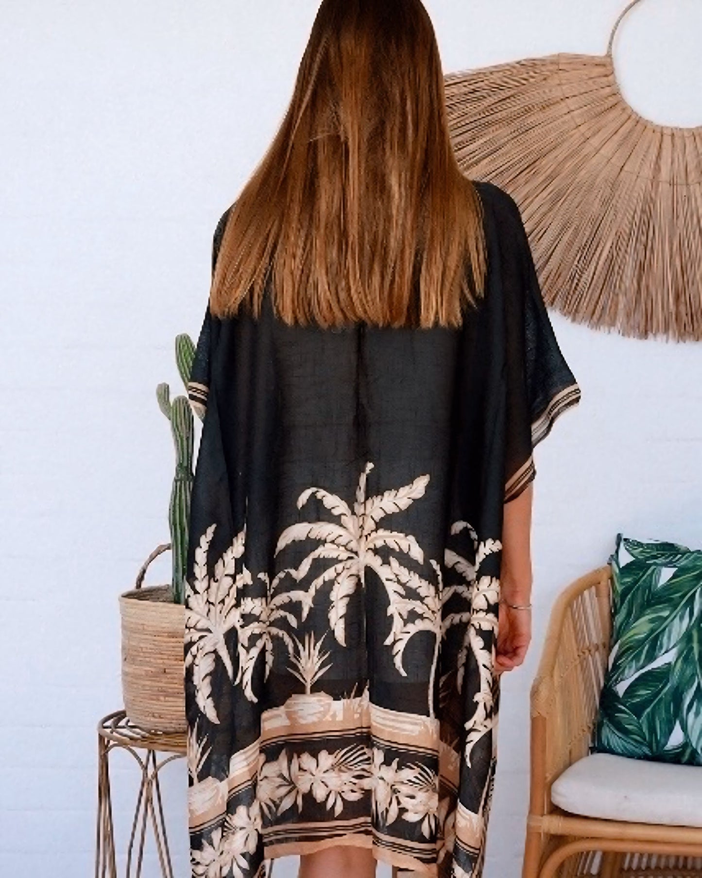 Wendy Palm Tree Print Wrap