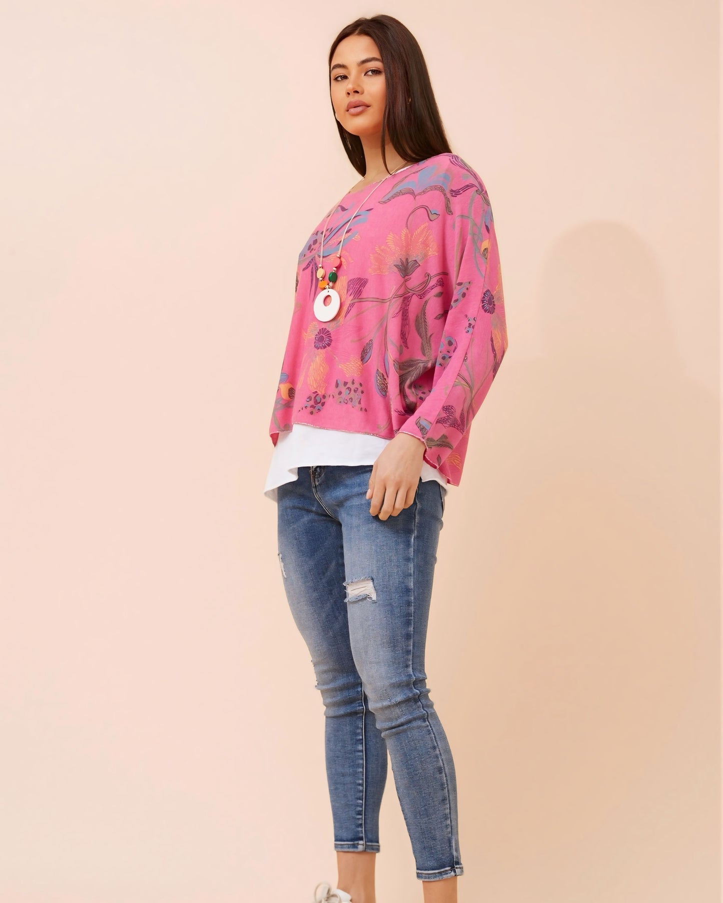 Charlie Long Sleeve Layered Top