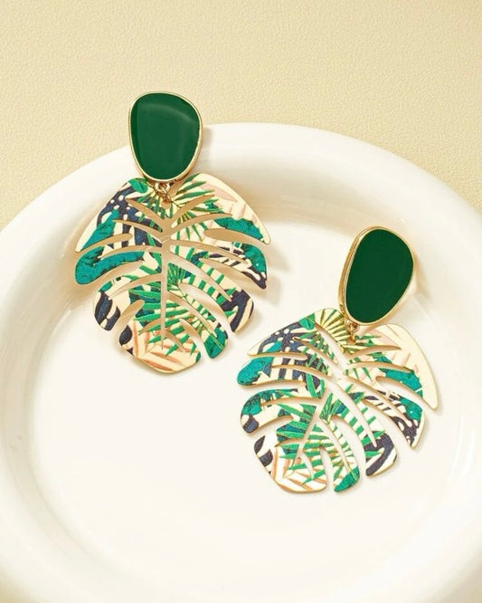 Palm Print Earrings