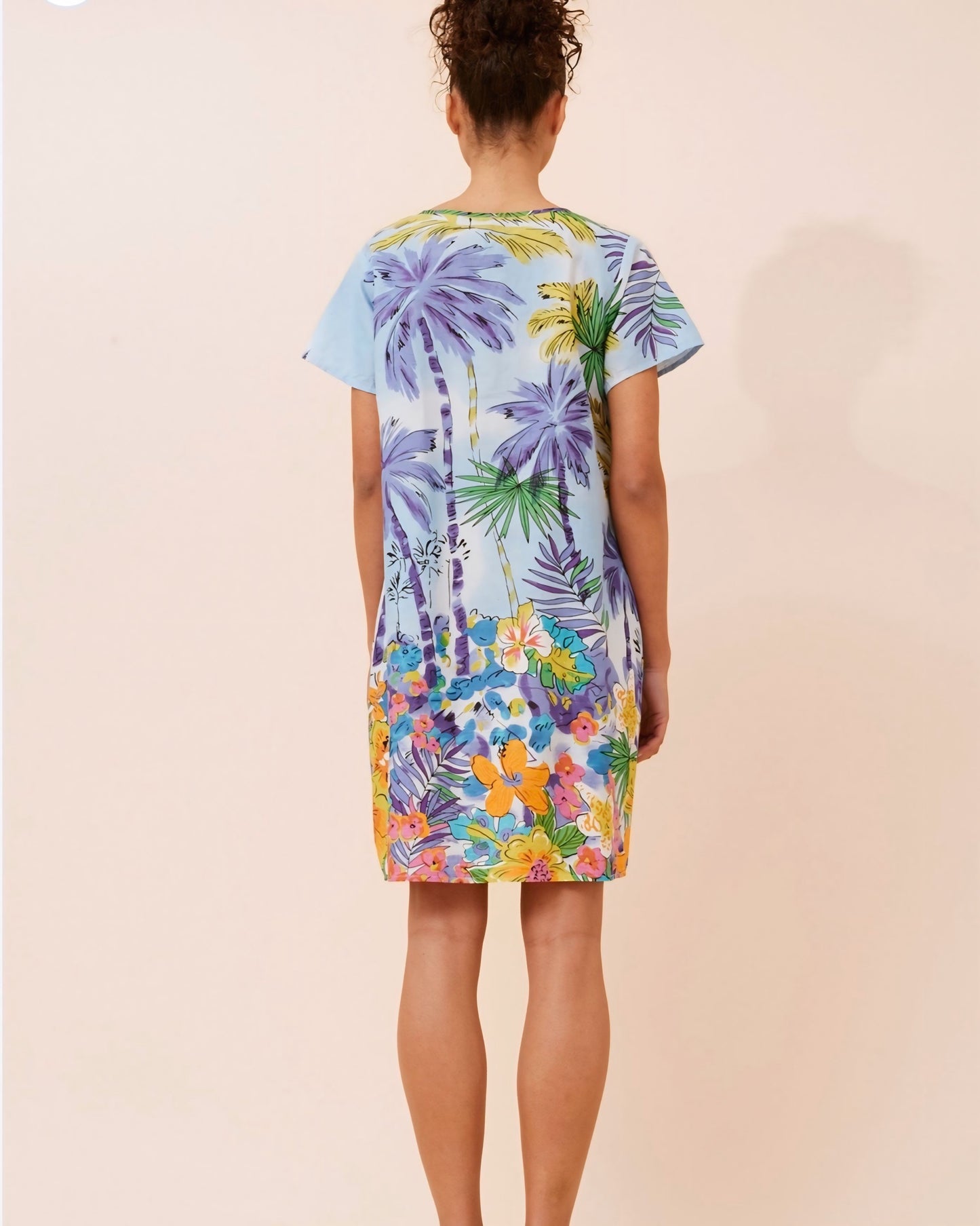 Padma Palm Tree Print Dress