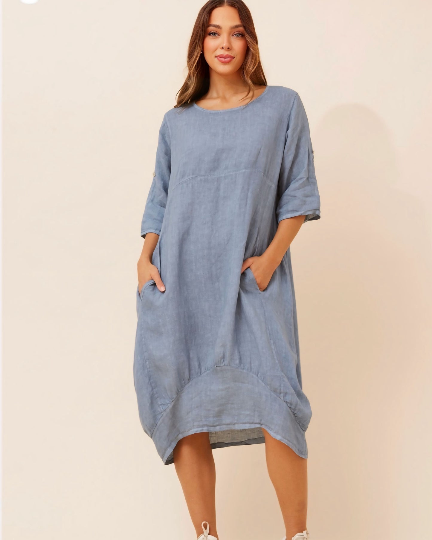 Valda Linen Dress