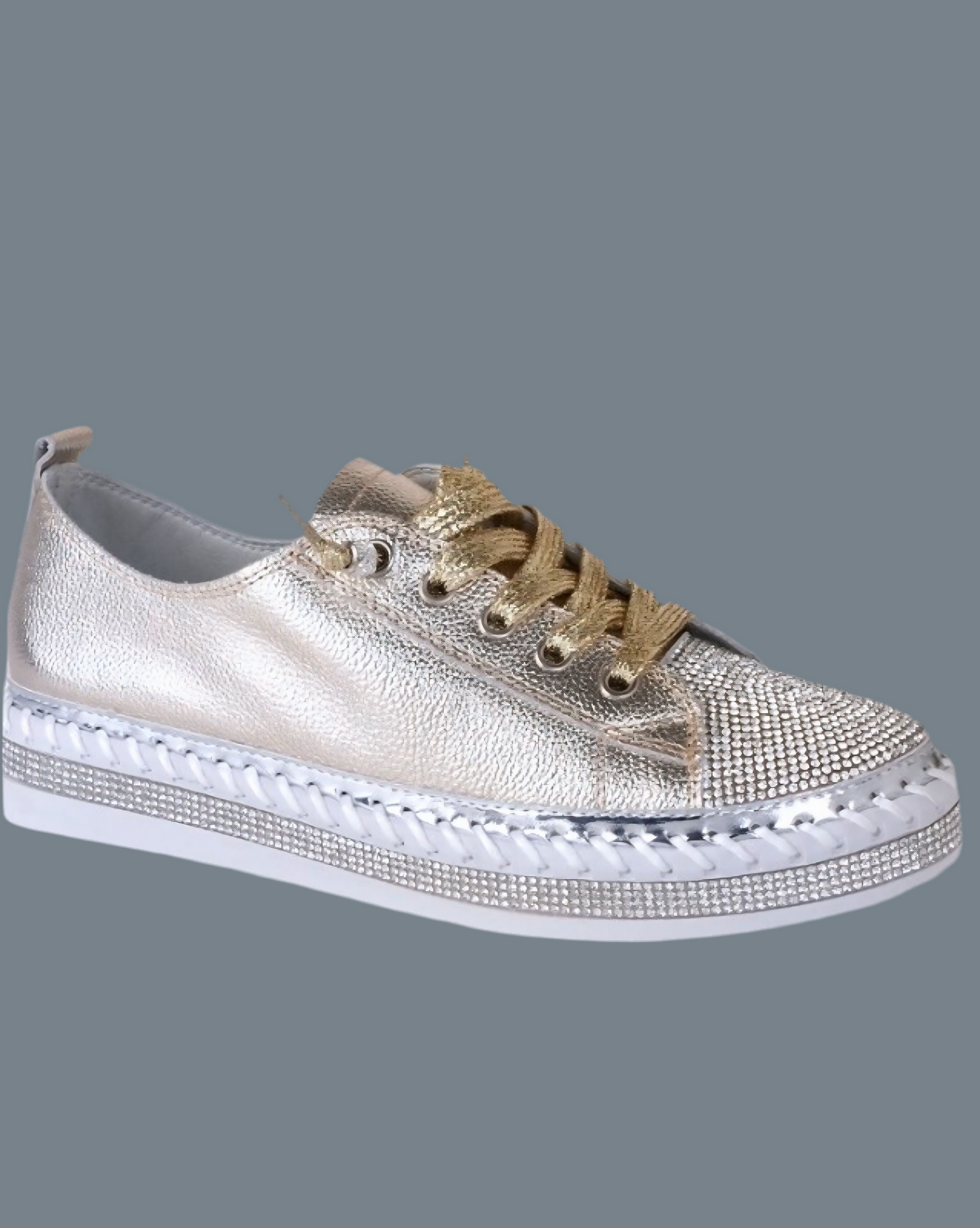 Bling Bling Leather Sneakers