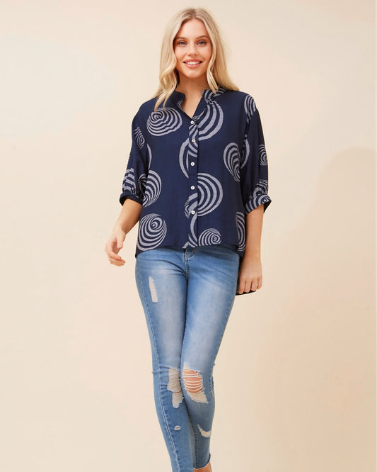 Clare Button Front Shirt