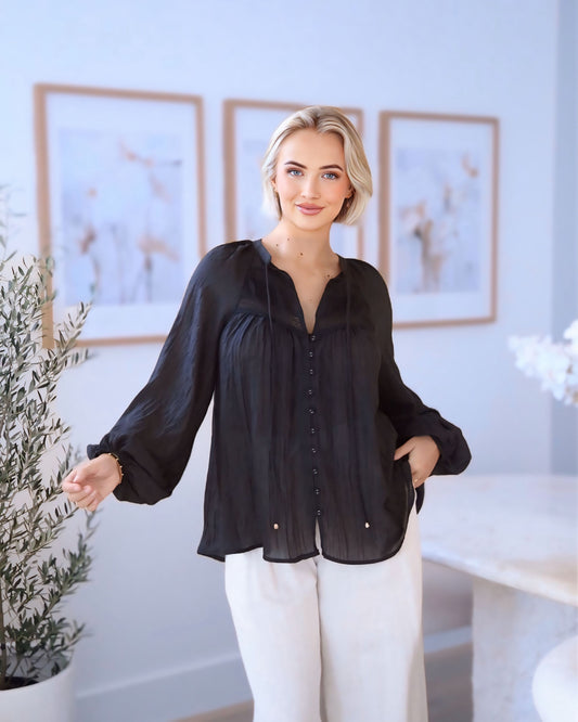 Silvia Boho Cotton Top