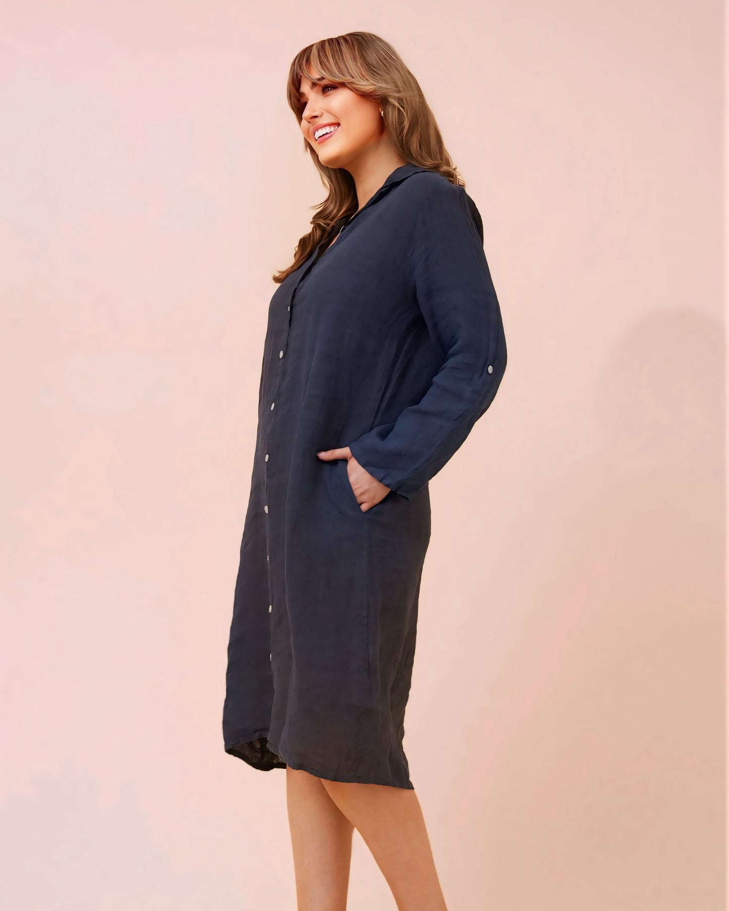 Byron Linen Shirt Dress