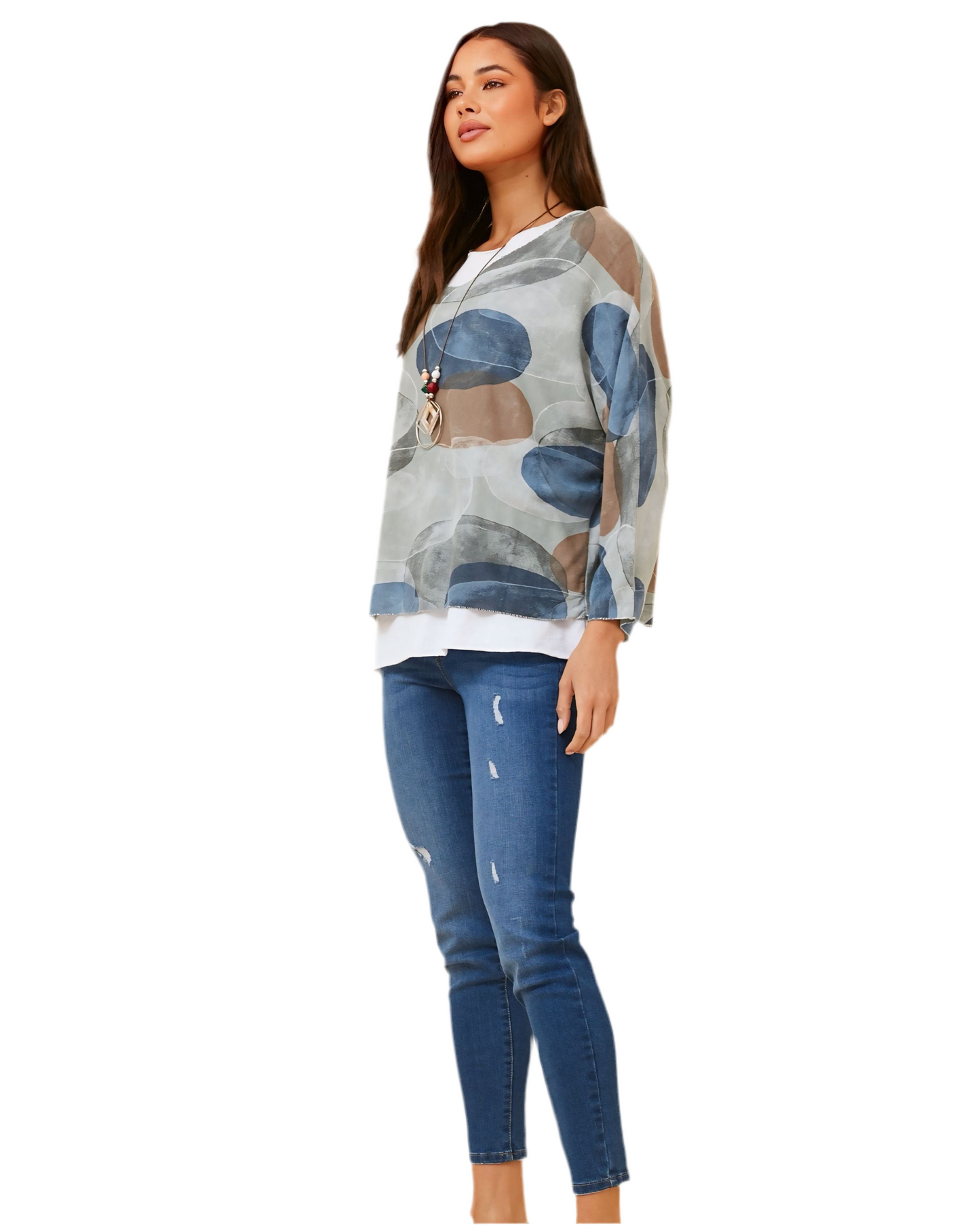 Bella Long Sleeve Layered Top