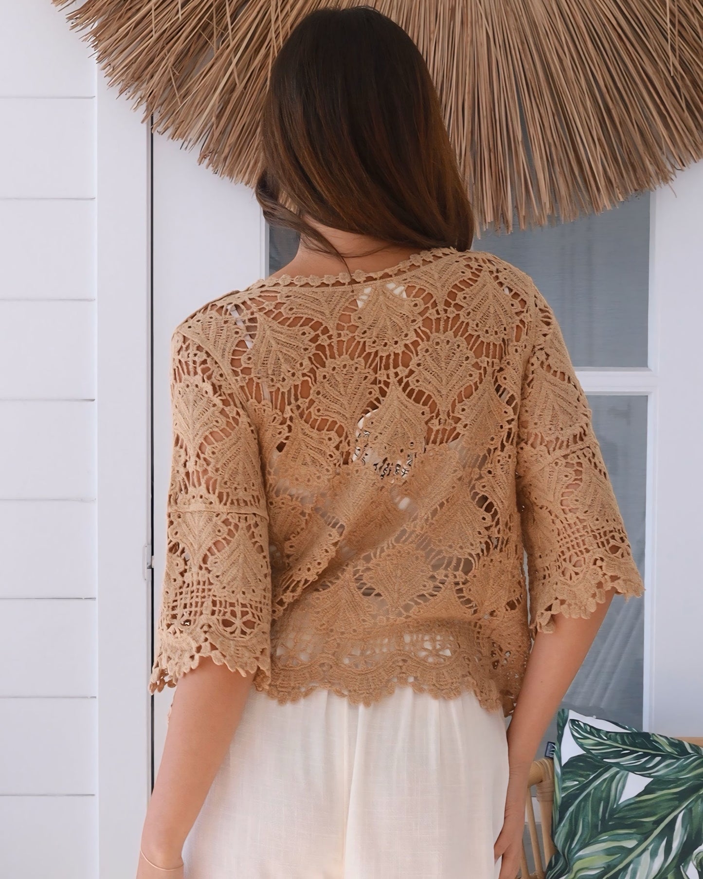 Patsy Cotton Crochet Cardigan