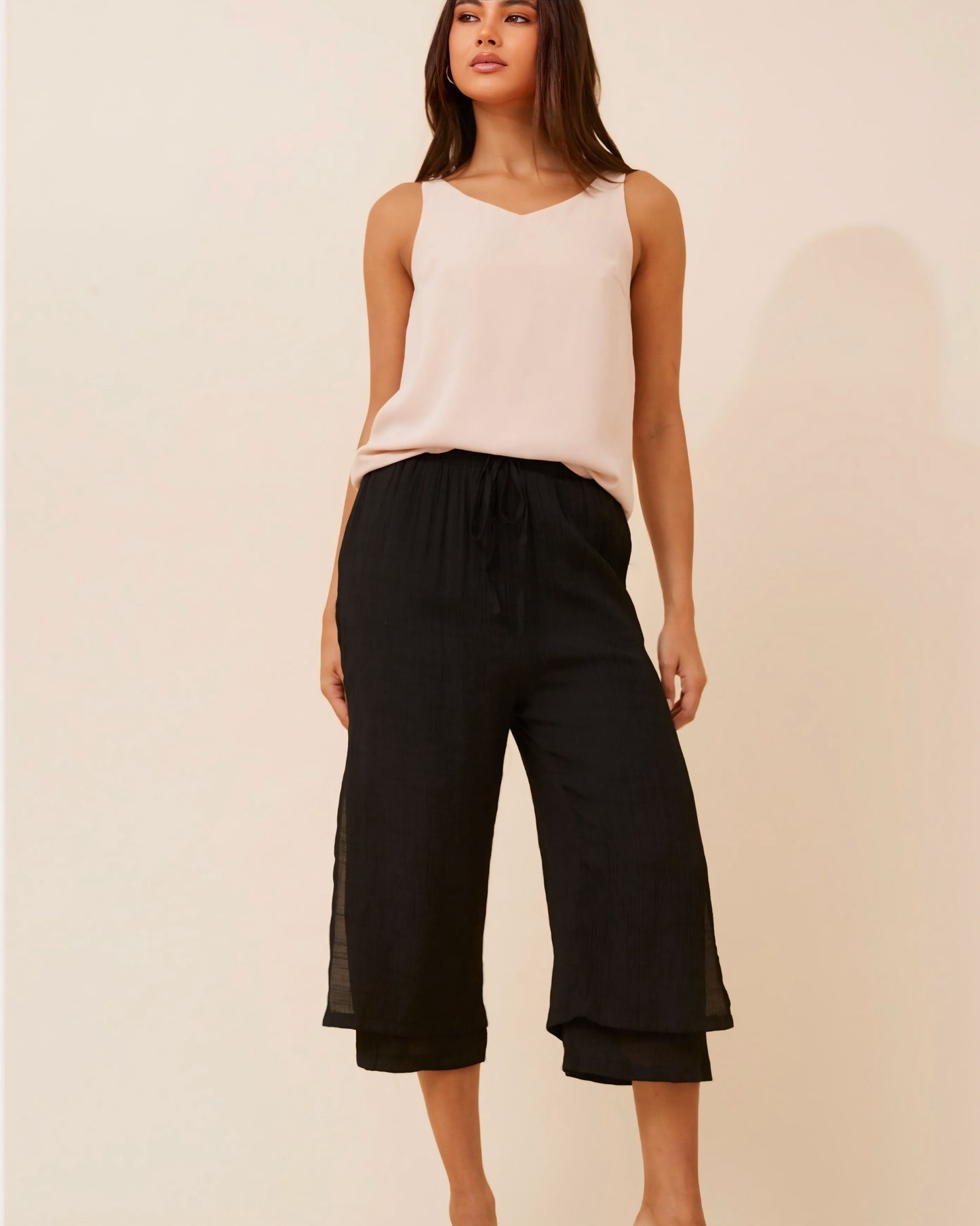 Sasha Elastic Waist Pants