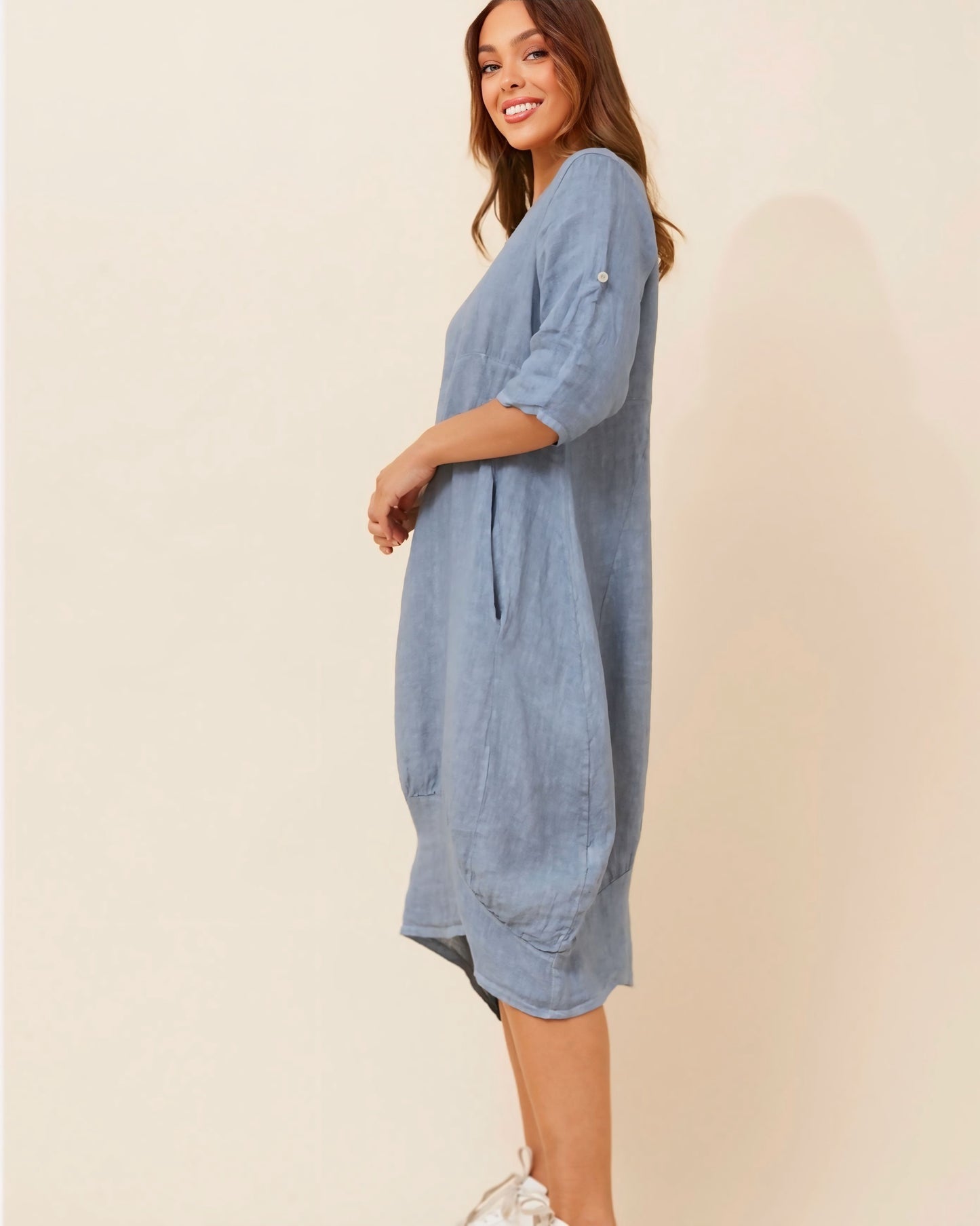 Valda Linen Dress