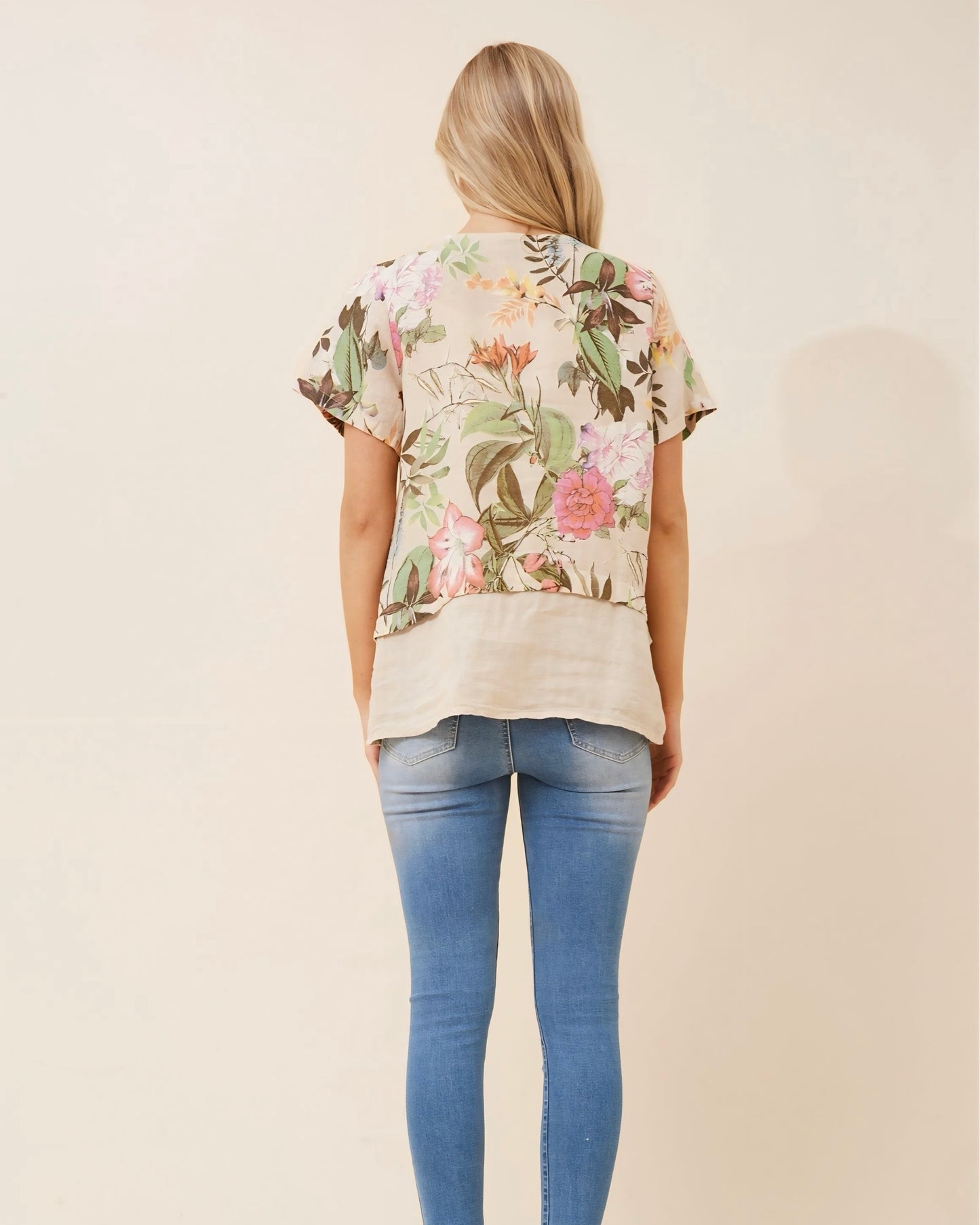 Padma Layered Linen Top