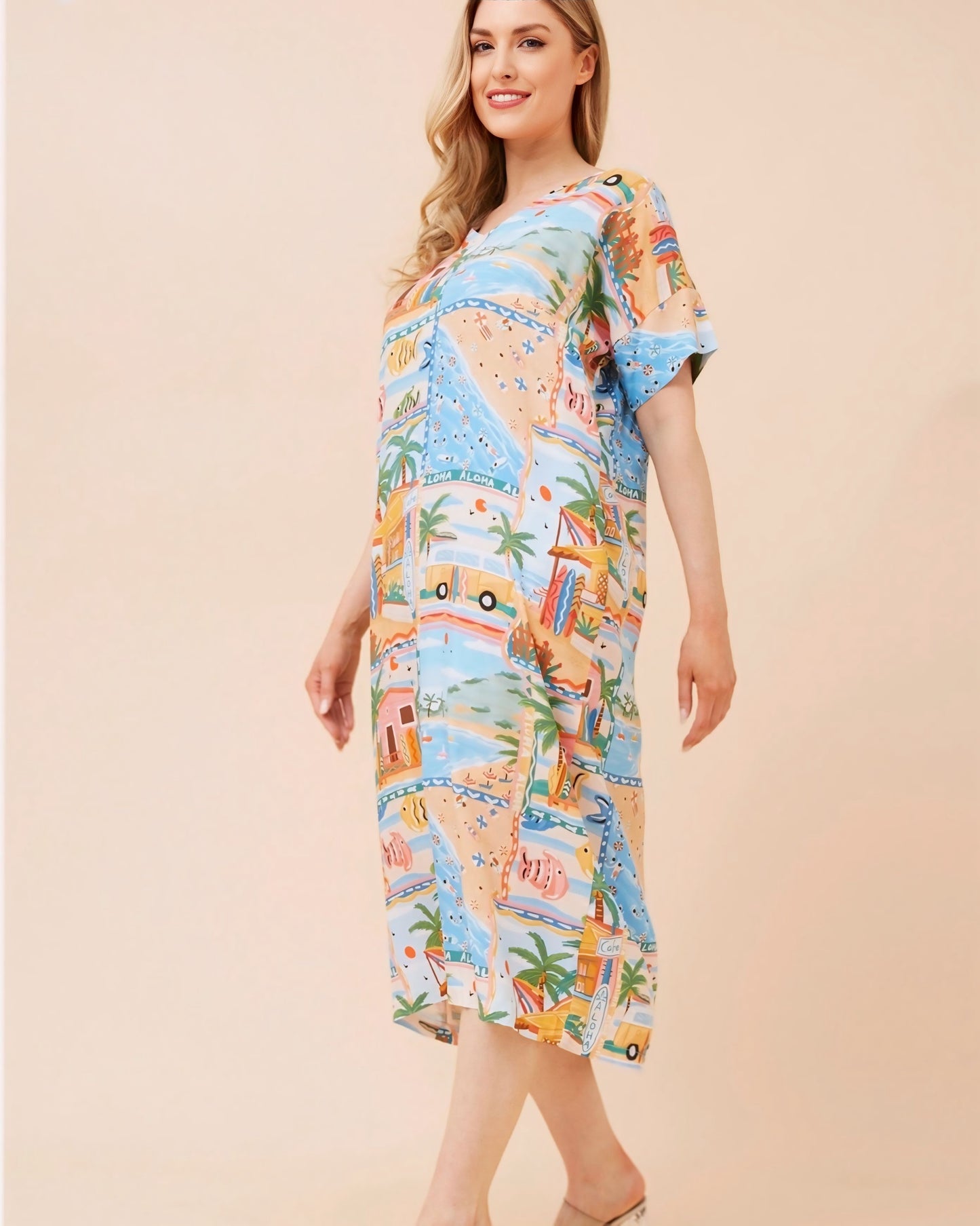 Mel Printed Mini Dress