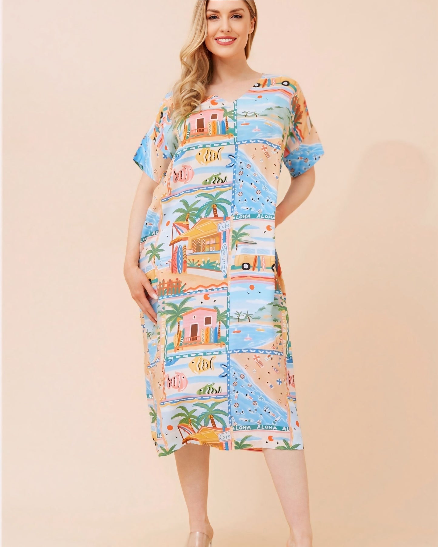 Mel Printed Mini Dress