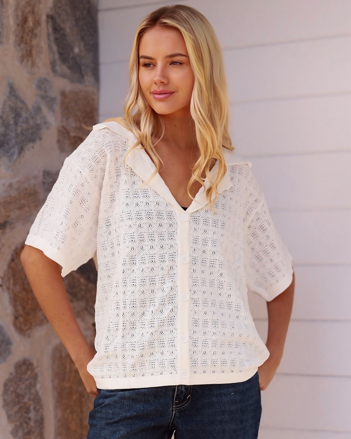 Eve Button Front Cardigan