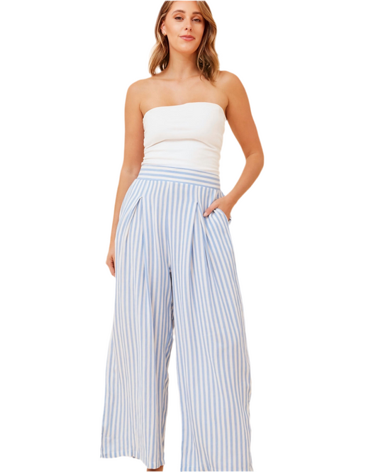 Silvia Pull On Wide Leg Pants