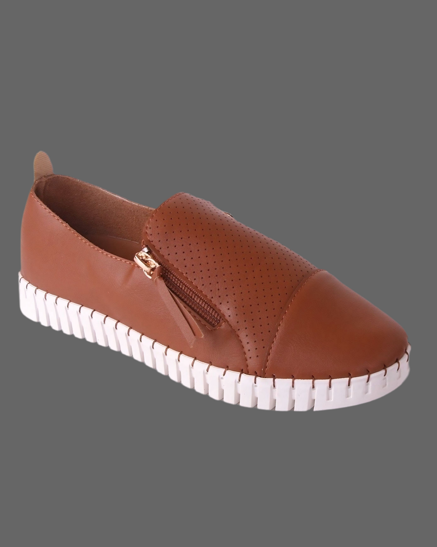 Side Zipper Soft Comfy Shoes
