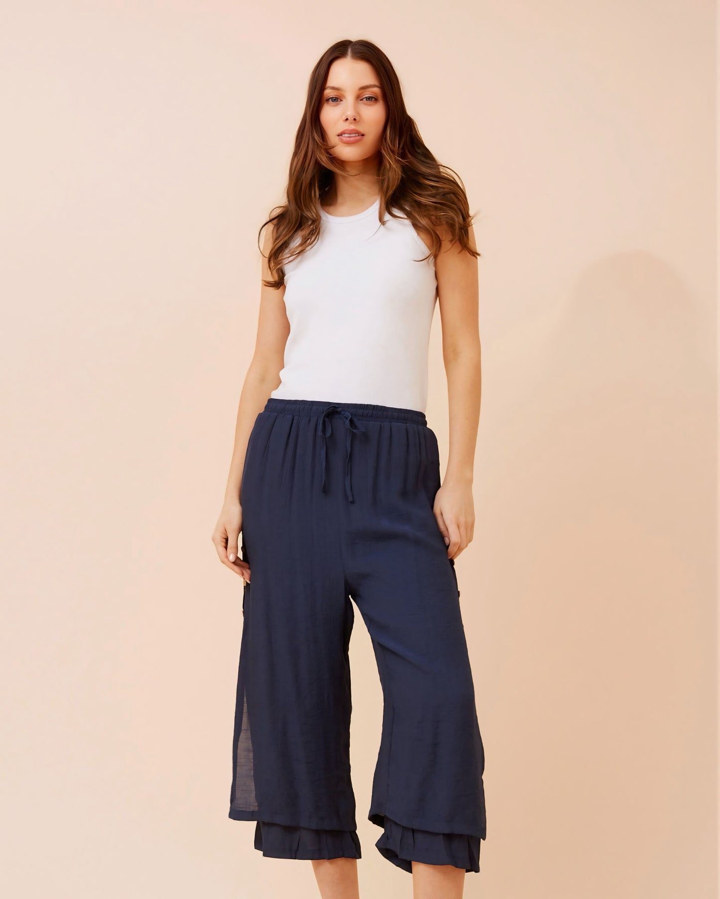 Trisha Elastic Waist Pants