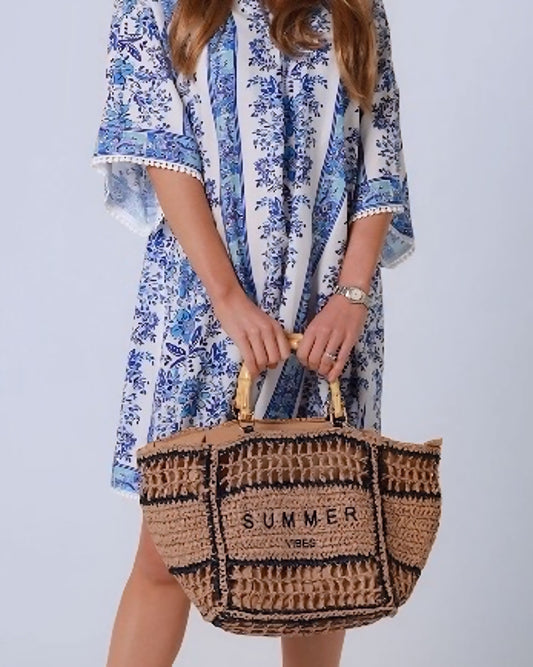 Bags - Summer Vibe Woven Bag