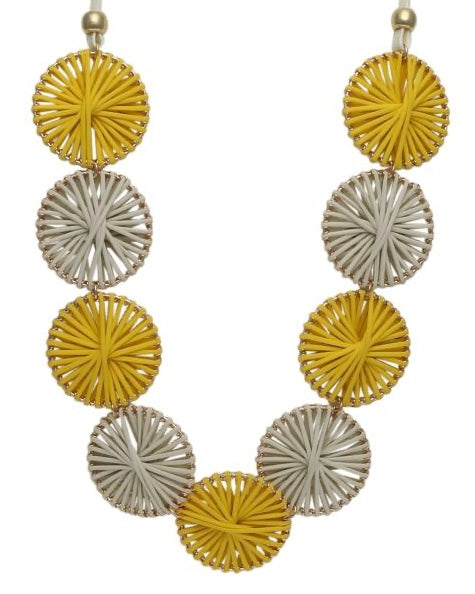 Jubilee Circle Woven Necklace
