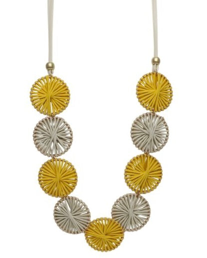Jubilee Circle Woven Necklace