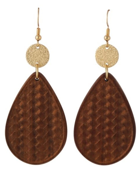 Oval Drop Earrings