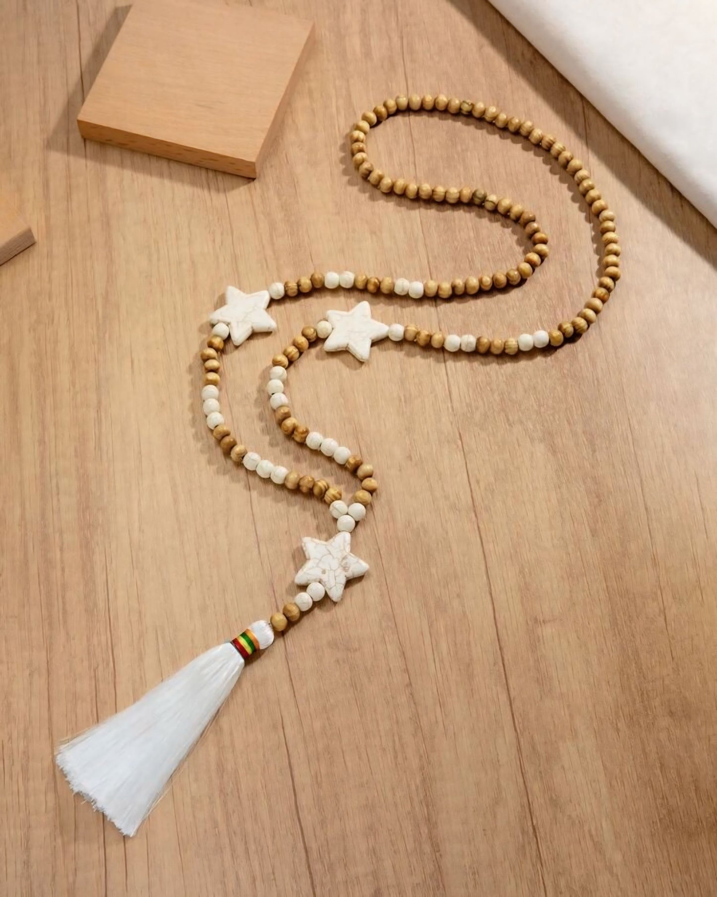 Boho Beaded Long Necklace