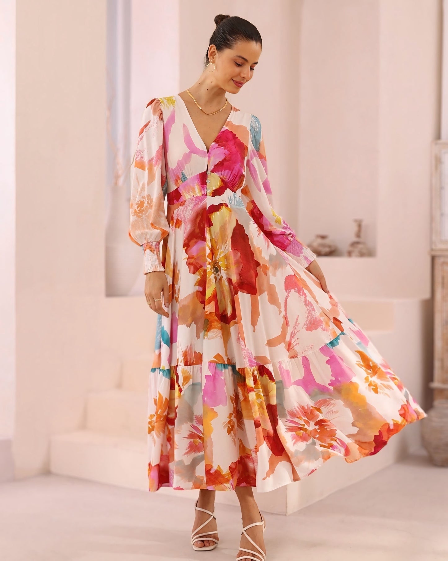 Zara Multi Colour Maxi Dress