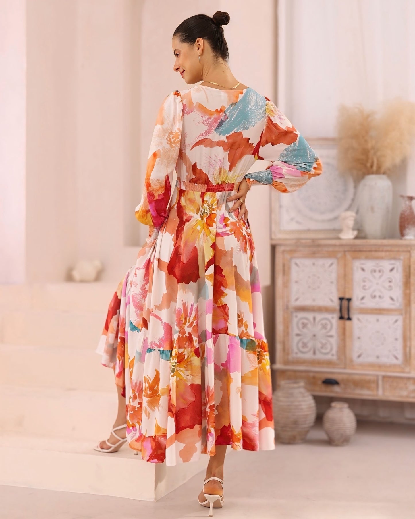 Zara Multi Colour Maxi Dress