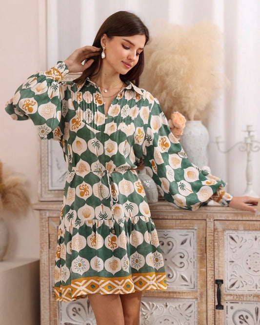 Bianca Sea Shell Print Dress