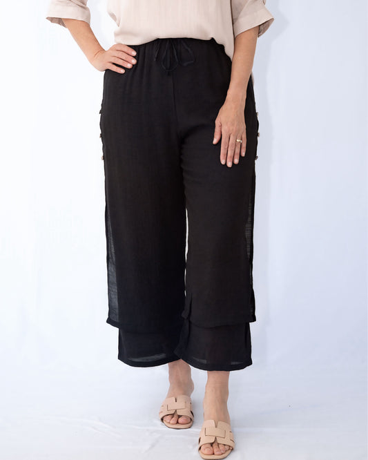 Sasha Elastic Waist Pants