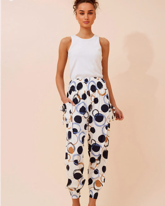 Zara Polka Dot Harem Pants